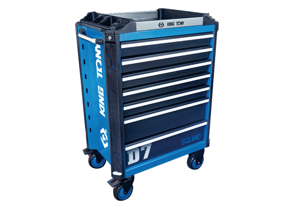 87SQ317BABK SQUAD Modell D Werkstattwagen - 7 Schubladen