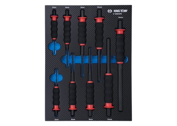 91009GPE Ummantelter Splinttreiber-Set, EVAWAVE - 9 tlg.