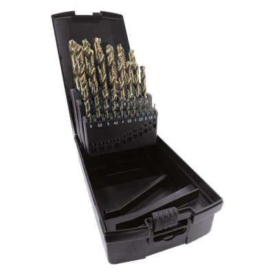 QEHSSC25 HSS-E 5 % Kobalt-Bohrer-Set – 25 tlg.