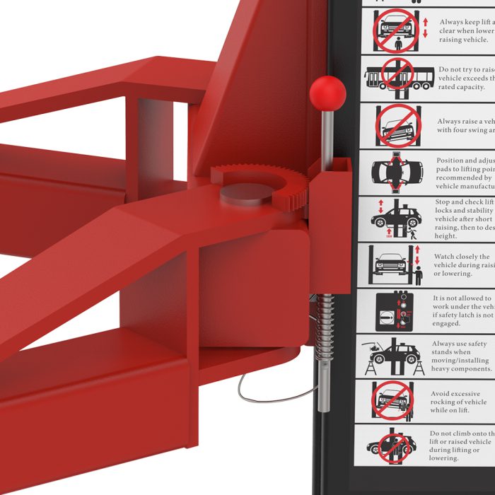 2-Säulen Hydraulik Hebebühne CLD 4000 SL Smart Lift 4 t – Bild 7