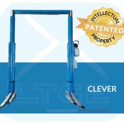 LTGE CLEVER TC Zweisäulenhebebühne mit oberer Verbindung