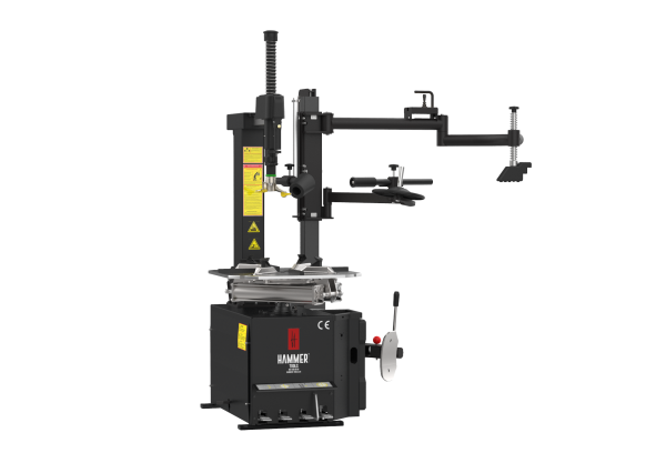 Automatisch kippbare Reifensäulenmontiermaschine HAMMER TOOLS CTC 13"-28" mit Hilfsarm HPR850