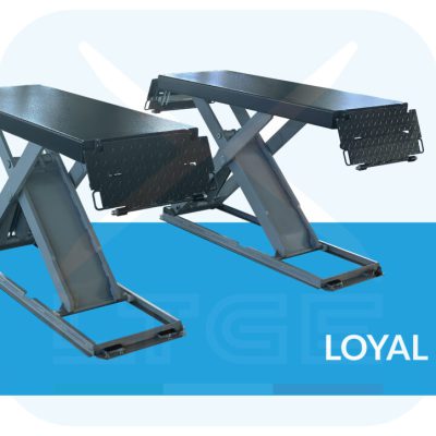LTGE LOYAL F Kurzhub-Scherenhebebühne mit Klappen