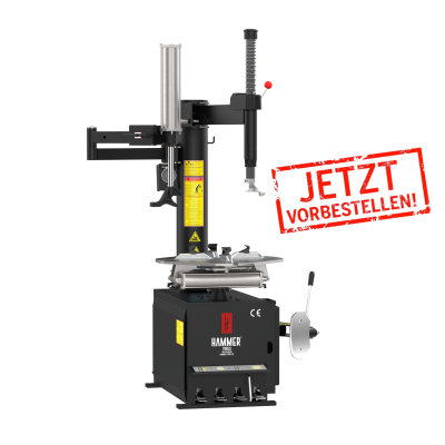 Halbautomatische Reifenmontiermaschine HAMMER TOOLS CTC 10"-24" mit Hilfsarm HPL 825